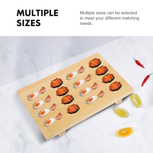 Tabla para sushi de madera 24x15 cm estilo japonés miniatura 3