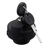 De color negro FEICHUAN Tanque de Bloqueo de petróleo Tapa del Tanque de Combustible cabecera para Opel Vauxhall Zafira Astra Vectra Corsa (Color : Black)