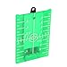 Cross Line Visibility Tool - Magnetic Target Plate for Level Meter, with Double Scale Inch and CM Measurement and Fold Out Floor Stand for Industrial Leveling and Alignment (Green target board)