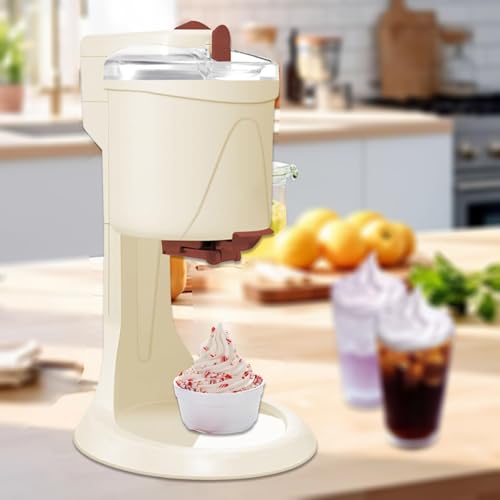 Machine à crème glacée molle,automatique mini machine à crème glacée molle aux fruits,machine à crème glacée molle automatique 1L machine à crème glacée de grande capacité-220V