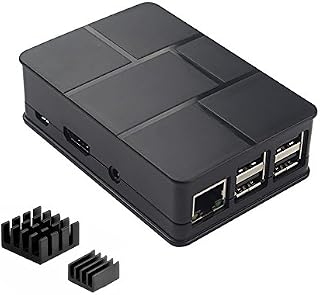 Protective Case Cover with Aluminum Cooling Heatsink for Raspberry Pi 3, Pi 2, Pi Model B+