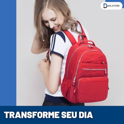 Mochila Escolar Para Notebook Masculina Feminina Reforçada Resistente À Água Com Forro Interno Traba