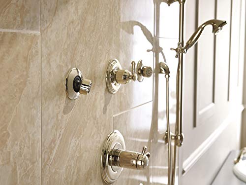 Delta Faucet 3-Spray H2Okinetic Slide Bar Hand Held Shower With Hose, Polished Nickel 51308-Pn #TOP1