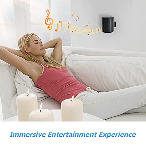 Notiela Speaker Wall & Ceiling Mount For Roku Wireless Speakers Mount, Tilt And Swivel Adjustable Speaker Mount For Roku Speaker Wall Mounts With Hardware Kit, One Pack #TOP6