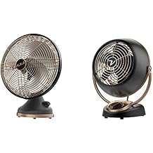 Vornado Silver Swan Alchemy and VFAN Petite Alchemy Vintage Fans, Gunmetal