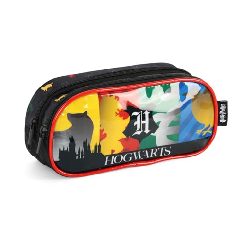 Mochila Infantil Rodinha Harry Potter Com Lancheira E Estojo Vermelho