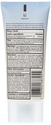 Neutrogena Ultra Sheer Dry-Touch Sunscreen SPF 45, 3 Fl Oz