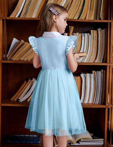 Image of Arshiner Toddler Tutu Dress Little Girls Fluffy Summer Dresses Casual Party Tulle Sundress for Kids 2-6Y