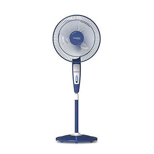 Image of Crompton HighSpeed Torpedo 400-MM Pedestal Fan(Blue White)