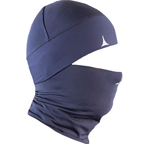 Face Mask Bandana + Skull Cap Helmet Liner Anti Dust, Wind and Cycling Pack Gray