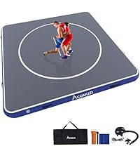 Amazon.com : ACOMUZI Inflatable Wrestling Mat 13FT/10FT/5FT
