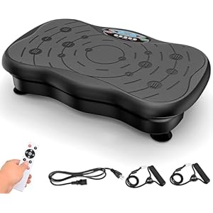 Vibration Plate Exercise Machine for Lymphatic Drainage Weight Loss, Whole Body Workout Vibration Fitness Platform ,Home Training Equipment ,Sport Gym for Weight Loss Fat Burner for Women Men