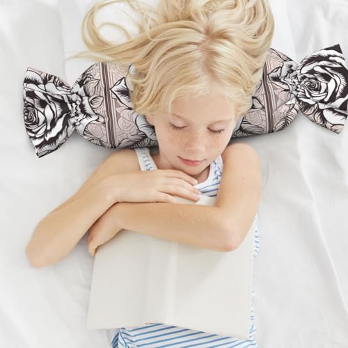 Almohada de espuma viscoelástica negra tamaño único miniatura 6