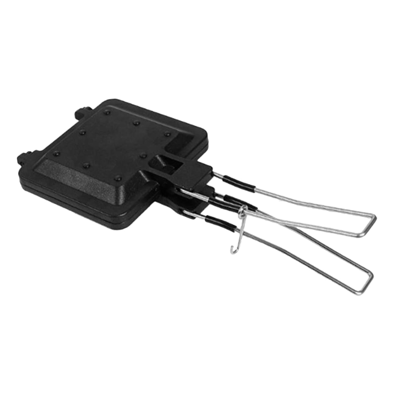 PHENOFICE Non-stick Portable Sandwich Frying Pan Double-sided Cooking Tool for Outdoor and Home Use for Breakfast and Snacks Compatible Gas and Induction Cookers