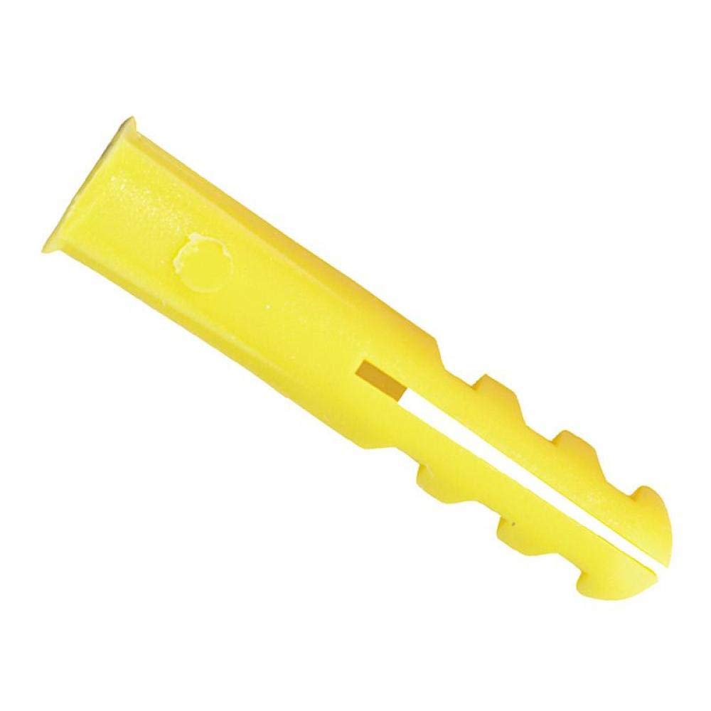 Rawlplug Plastic Plugs (50 X 20) Yellow (Screw Sizes 410) Hardware Plugs