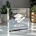 Personalised Graduation Gifts for Her, Custom Graduation Congratulations Acrylic Plaque Appreciation Thank You Gifts for End of the Year (Square-1)