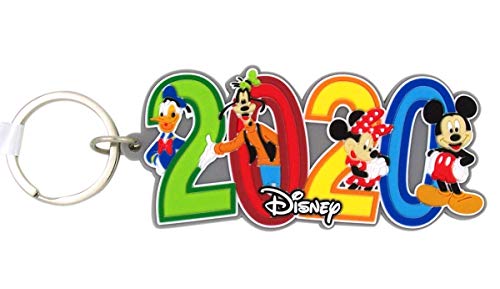 Disney Mickey Mouse And Friends Flexible 2020 Dated Keychain, 5 Inch