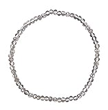 Stretch Bead Ankle Bracelet Anklet - Grey (A108)