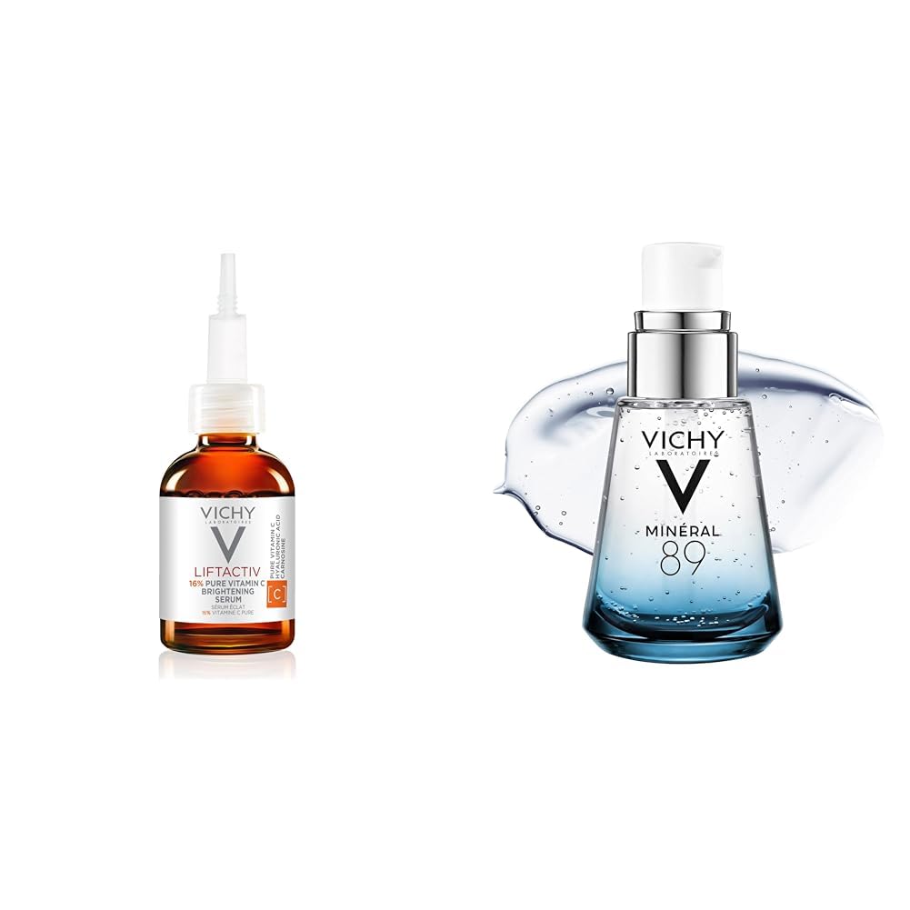 LiftActiv Vitamin C Serum For Face, Brightening Serum With Pure Vitamin C + Hyaluronic Acid + Vitamin E, Reduces Fine Lines, Smooths Skin Texture, Improves Radiance, Anti Aging