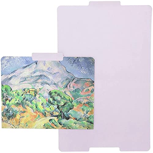 Impressionist File Folders, Decorative With 1/3 Cut Tab, Letter Size, (12 Pack) #TOP2