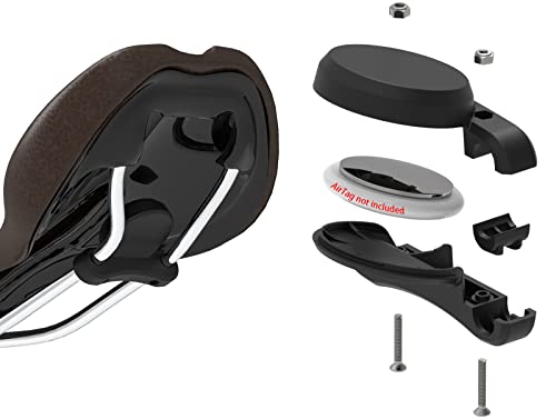 Bike Hidden Mount Compatible with AIRTAG Under The Seat Rails,