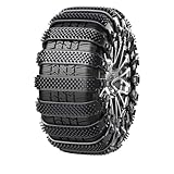 Schneeketten, rutschfester 10-teiliger Reifenschutz, verstellbar, Reifenketten für Autos, Zubehör für Verkehrssicherheit mit starkem Halt, schnelle Installation, Notfallhilfe, für -Winter-Wanderanh