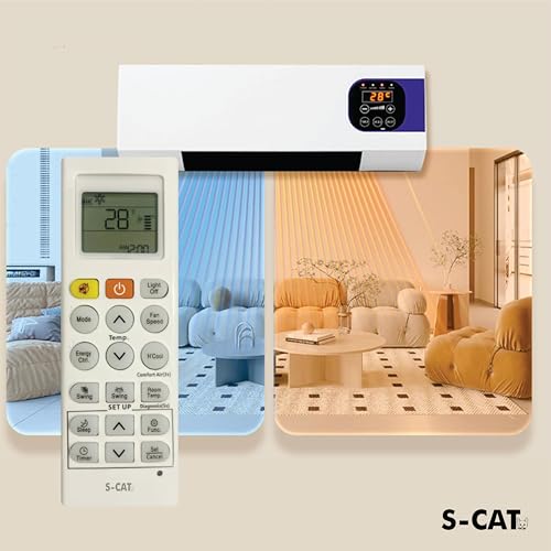 Image of S-CAT AC Remote No. 36P (No Backlight), Compatible /Replacement for LG AC Remote Control (Exactly Same Remote Will Only Work, Contact Customer Care for Order)