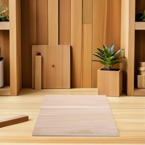 Alasum Madera Resistente para Bañera de Pies ideal para spa en casa de 40x40cm y 1.5cm 6