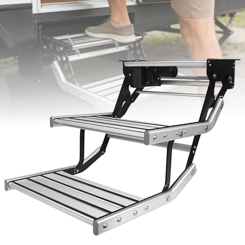 Marches rétractables pour camping-car remorque pliable 150kg