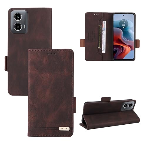 Étui portefeuille Moto G34 5G idéal pour sécuriser vos cartes lors de vos sorties