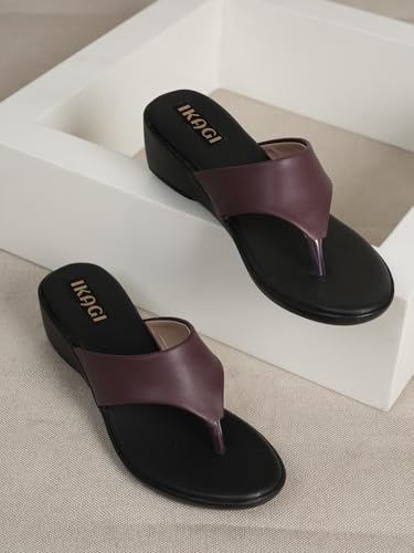 Image of IKAGI Casual & Formal slippers | Stylish chappal for women | Comfortable & Stylish Wedges sandals for women & Girls