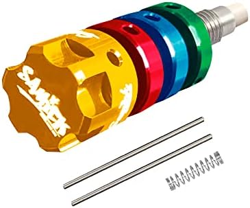 SAMICK SPORTS Cushion Plunger for recurve Bow, Aluminum Alloy Screw in Shock Absorption preasure Botton