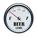 (3) Beer Gauge Level Funny Hard Hat / Helmet Stickers