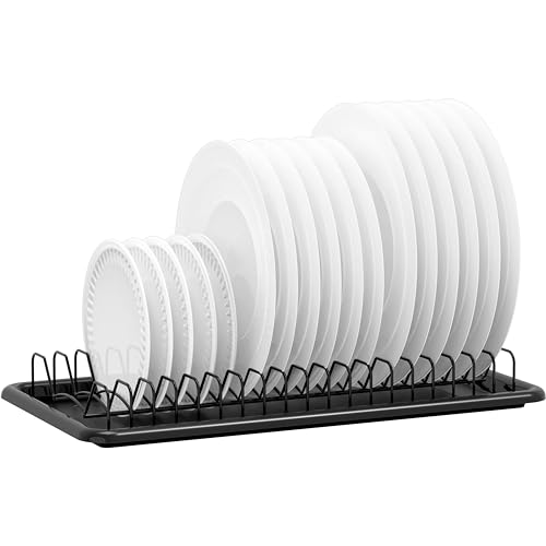 Simple Houseware CO-21D-K Plate Drying Rack With Drainboard thumb #5