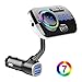 Produktbild BTMAGIC Bluetooth FM Transmitter BC49AQ fürs Auto, 7-Farbiger LED-Autoadapter mit QC3.0-Aufladung, Siri Google Assistant, USB-Stick, MicroSD-Karte, Freisprecheinrichtung