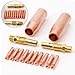 14Pcs MIG Welding Kit 0.035 Solder Iron For Welding Equipment Gas Diffuser Nozzle Torch Nozzle Accessories 0.6/0.8/0.9/1.0/1.2mm Accessories QIANGHAN (1.0mm)