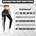 Zidoley Sport Leggings Damen mit Taschen, Leggins Damen Schwarz, High Waist Boom Booty Gym Leggings Blickdichte Sportleggins Lang für Yoga Fitness (XL)