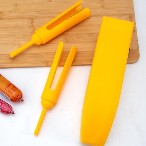 Herramienta para parrilla de salchichas, pinchos de barbacoa para sostener salchichas, accesorios de cocina portátiles, herramientas de parrilla, accesorios de barbacoa para camping, barbacoa al aire - imagen 2