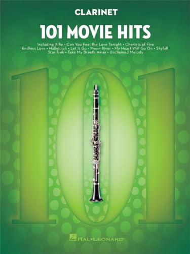101 movie hits for clarinet clarinette