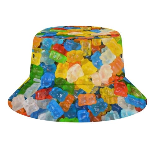 Image of Food Golden Corn Bucket Hats Unisex Washed Cotton Lightweight Outdoor Summer Beach Sun Hats Men Women Bucket Hat for Travel
