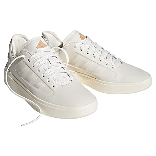 adidas Zntasy, Baskets pour Femme, Chalk White Chalk White Halo Blush, 41 1/3 EU