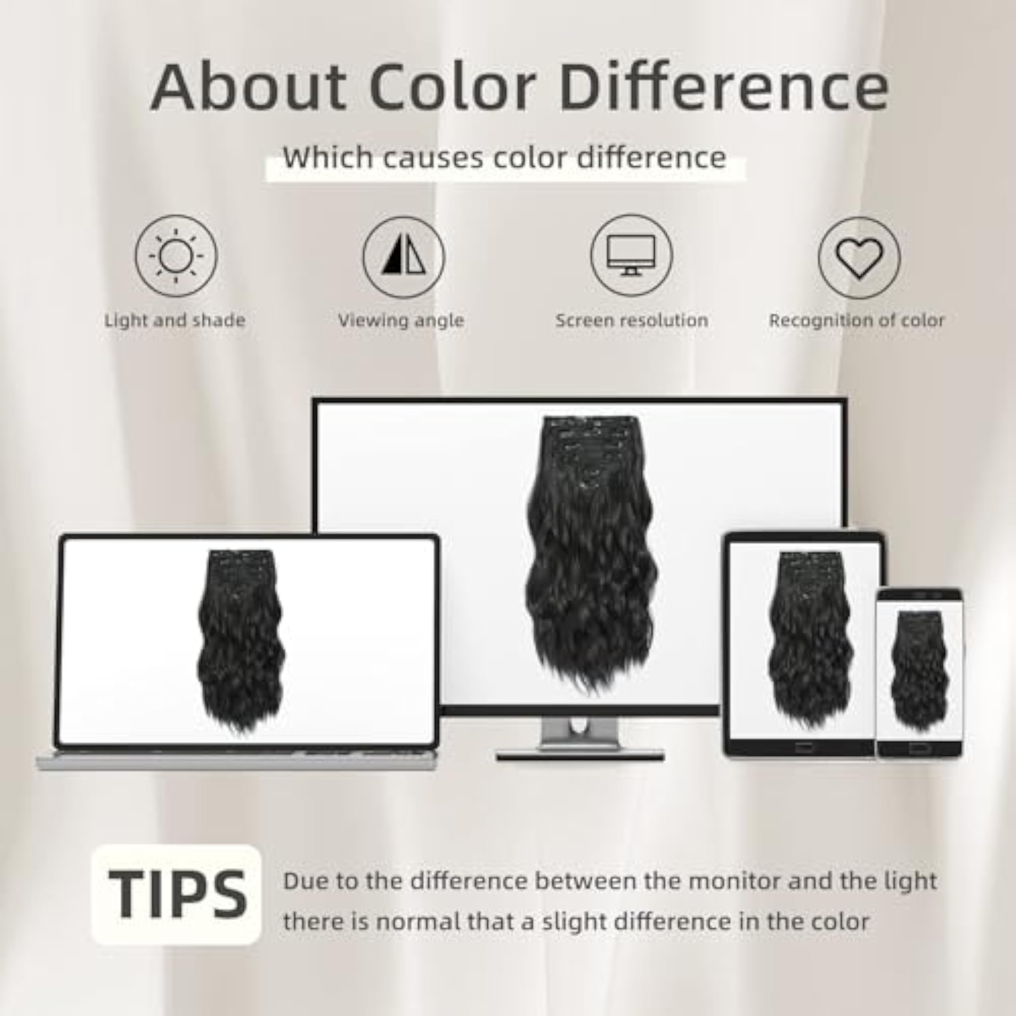 7pcs 24 Inch Wavy Curly Clip-In Hair Extensions for Full Volume