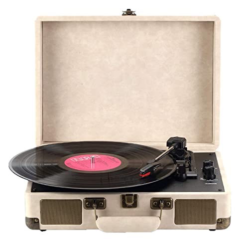 TAISK Tourne-Disque pour Tourne-Disque en Vinyle, Haut-parleurs intégrés de phonographe Bluetooth en Cuir, Tourne-Disque… - Les Beatles, Paul McCartney, John Lennon, RIngo Starr, George Harrison TAISK Tourne-Disque pour Tourne-Disque en Vinyle, Haut-parleurs intégrés de phonographe Bluetooth en Cuir, Tourne-Disque…