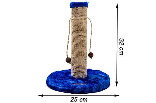 Luppet Brinquedo Arranhador Com Poste Para Gatos Azul