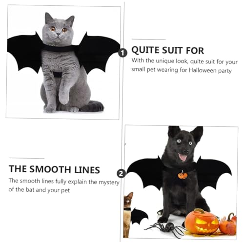 Disfraz de alas de murciélago para perros y gatos talla pequeña miniatura 7