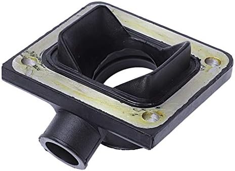 Motorcycle/Scooter Dt175 Carburetor Intake Interface Pipe Joint Manifold Compatible for Yamaha 175Cc Dt 175 Fuel System Spare Parts (Color : Black)