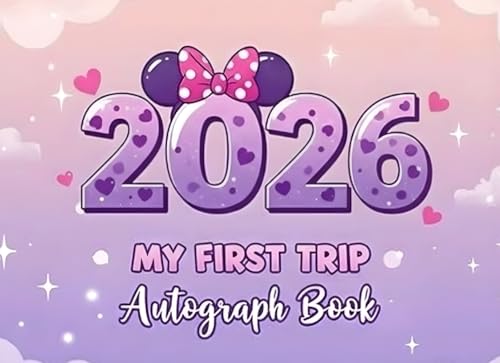 2025 My First Trip Autograph Book for Girls: A Keepsake for Collecting Theme Park Memories, Character Signatures, and Photos