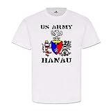 US Amry Hanau Hessen Military West Germany AAF Airfield Fliegerhorst Langendiebach Wappen USA T Shirt #22363