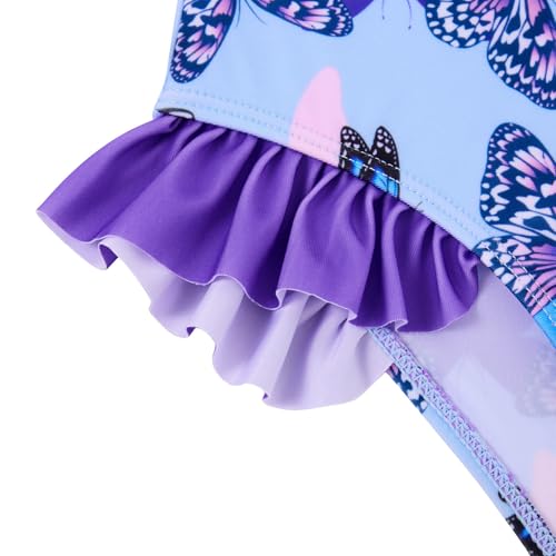 Image of Girls Swimsuit One-piece Bikini Set Two Sets Matching Bathing Suits 2-6T Adjustable Strap Summer Beach