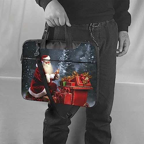 Bolso para portátil Merry Christmas unisex negro miniatura 2